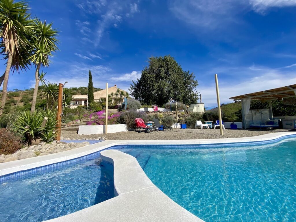 pool with separate kids pool